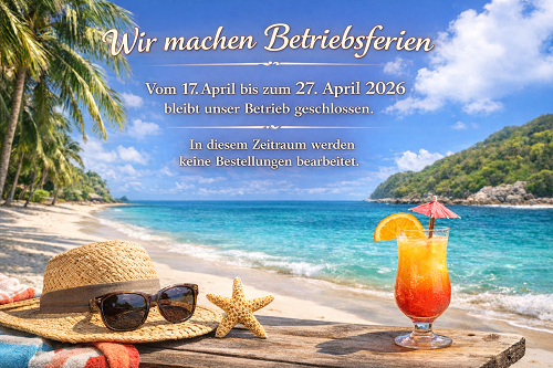 Urlaub vom 17-27.04